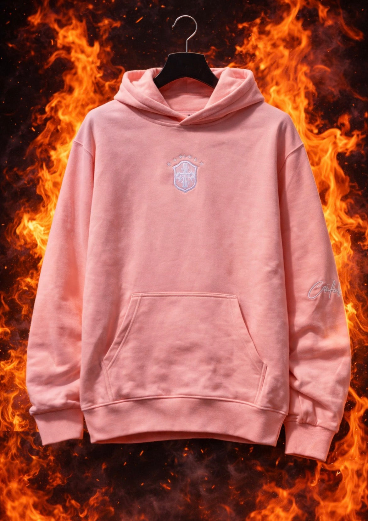 AVENSE “Confidence” Pink Hoodie