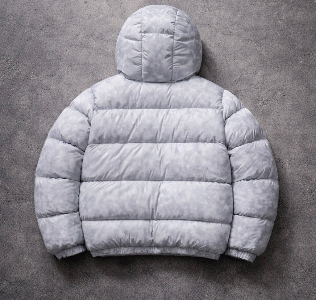 AVENSE Cloud Puffer Jacket – Ice Grey