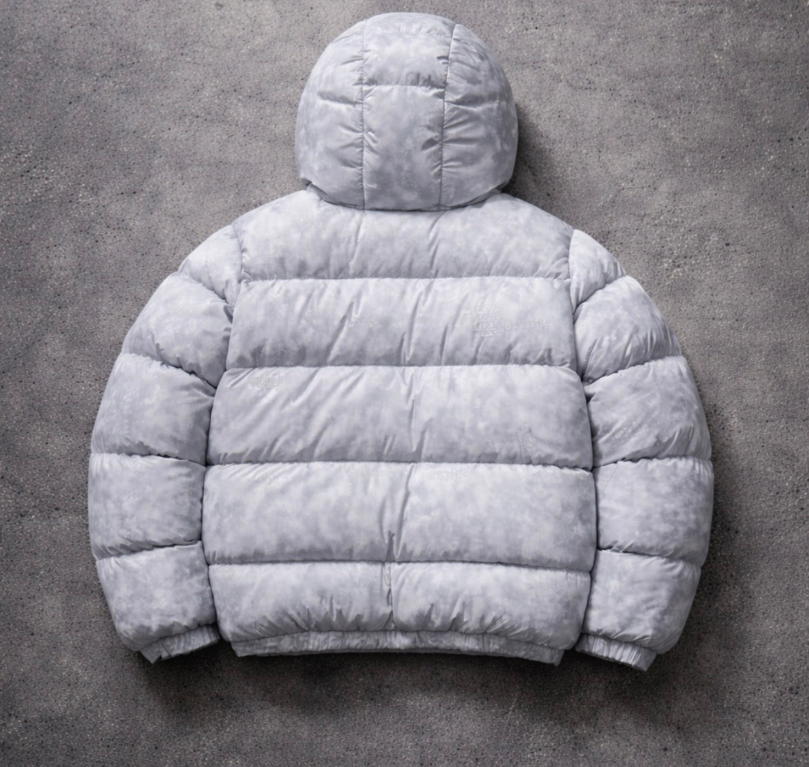 AVENSE Cloud Puffer Jacket – Ice Grey