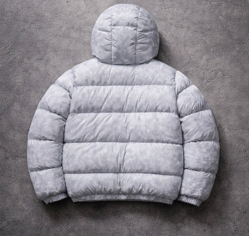 AVENSE Cloud Puffer Jacket – Ice Grey