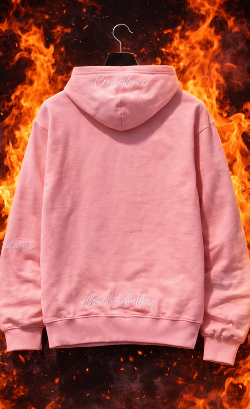 AVENSE “Confidence” Pink Hoodie