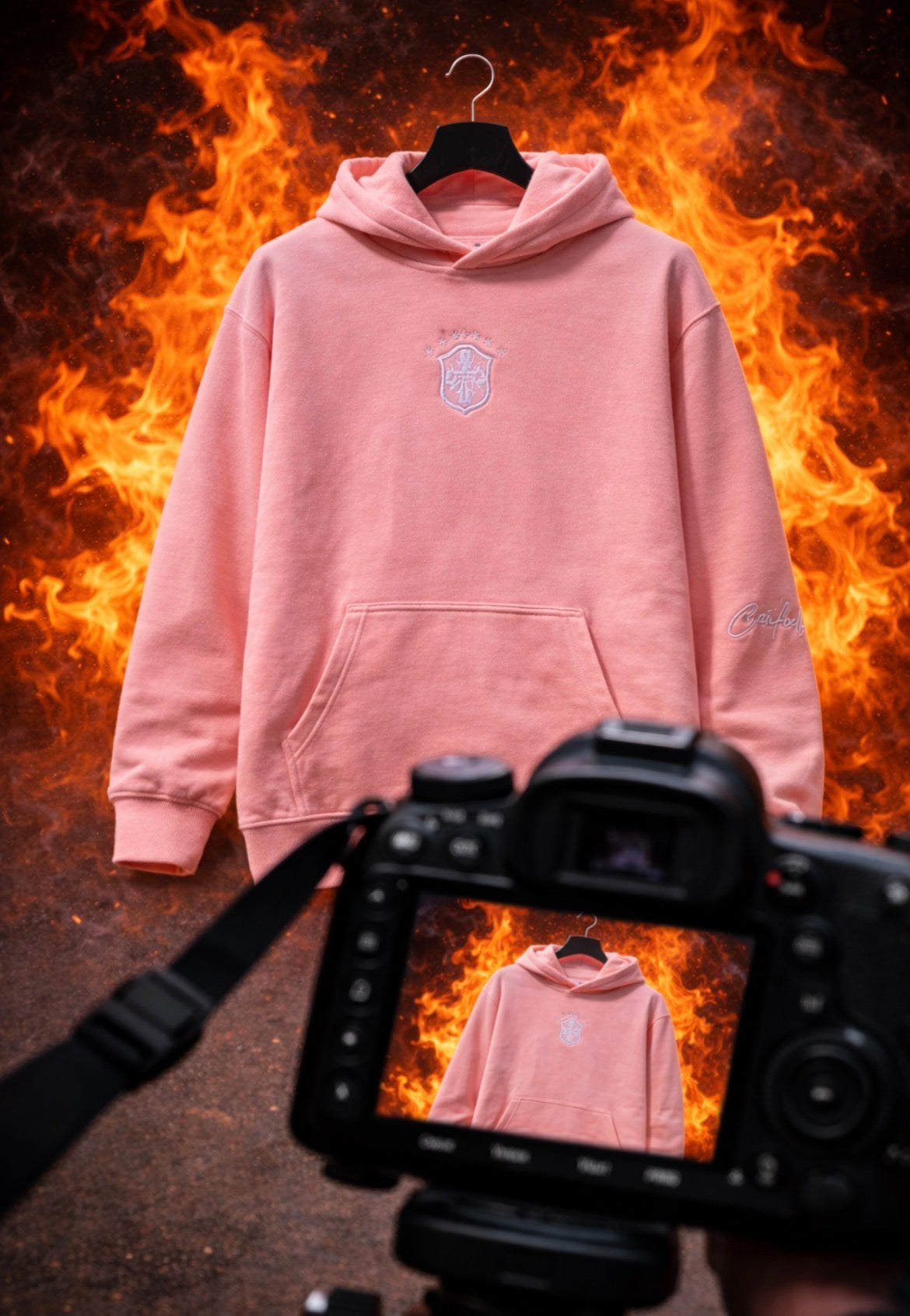 AVENSE “Confidence” Pink Hoodie